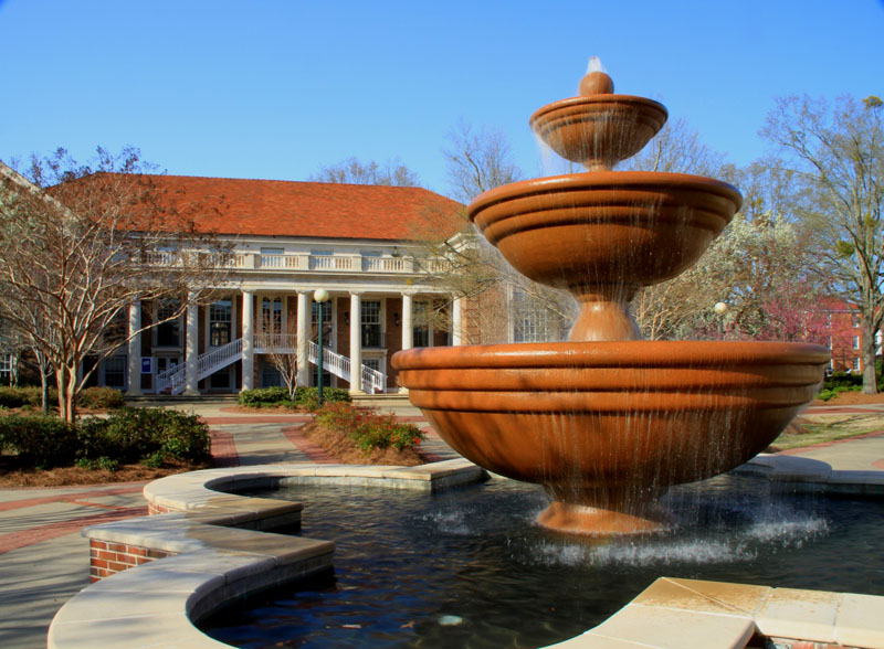 Ole Miss Sorority Quadrangle Fountain