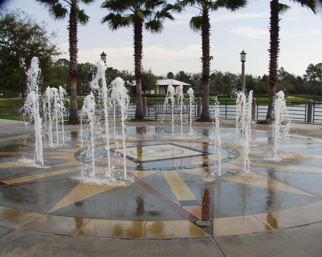 Celebration Town Center Interactive Water Feature