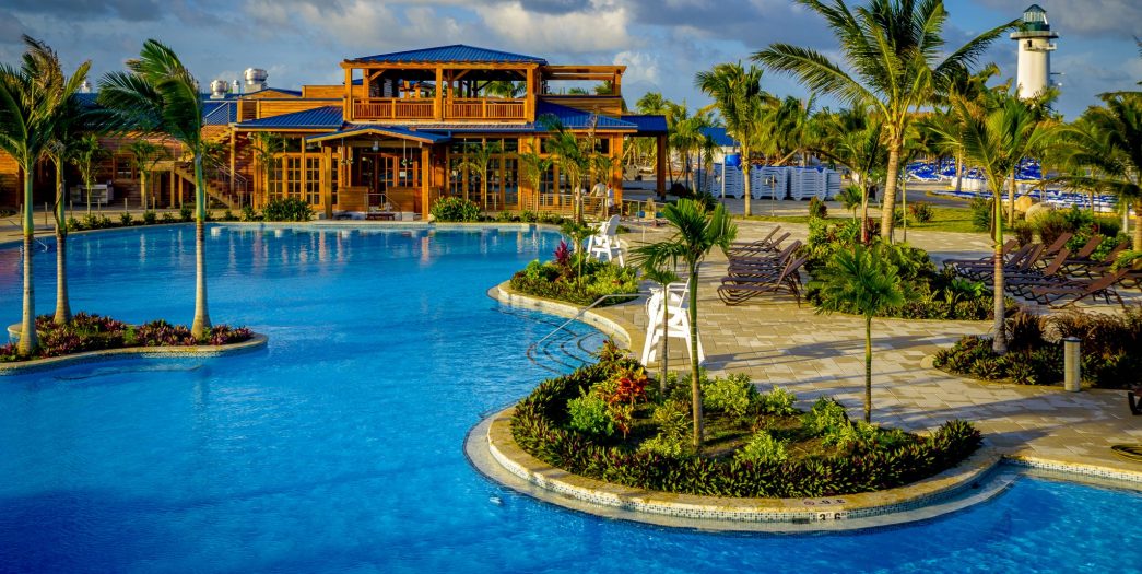 Norwegian Cruise Line's Harvest Caye Poolscape