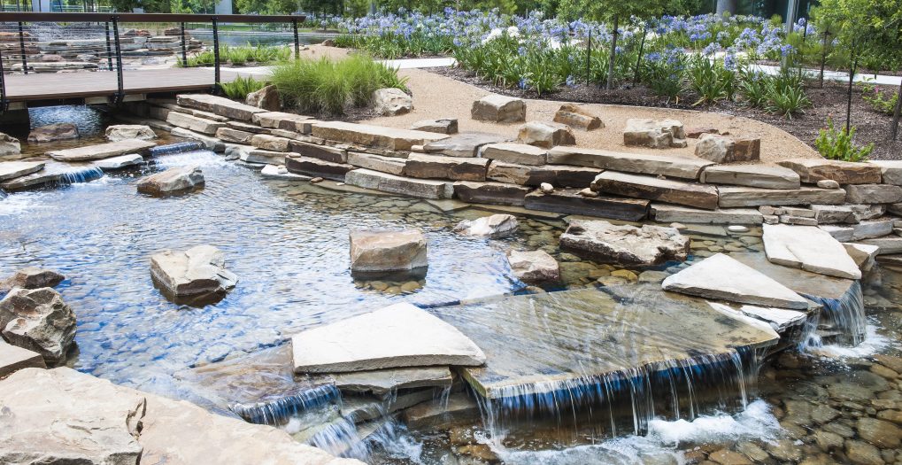 Shell Woodcreek Campus Water Feature