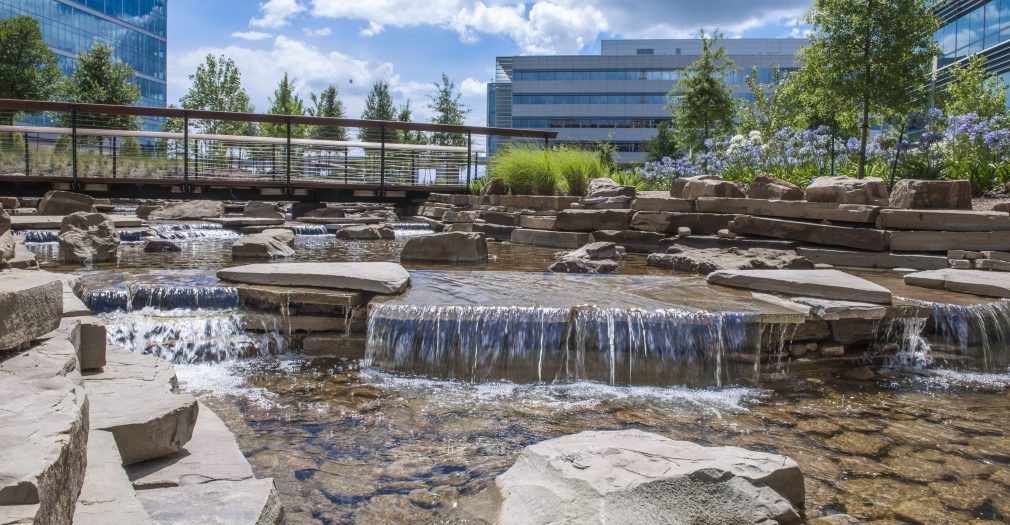 Shell Woodcreek Campus Water Feature