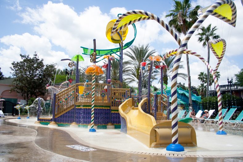 Mardi Gras Interactive Water Feature