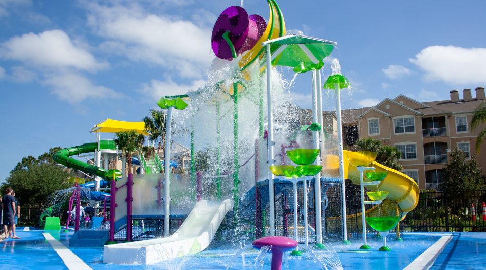 Kids splash area at Windsor Hills