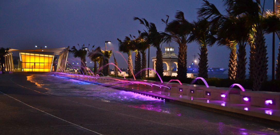 Corpus Christi Bayfront Show Fountain