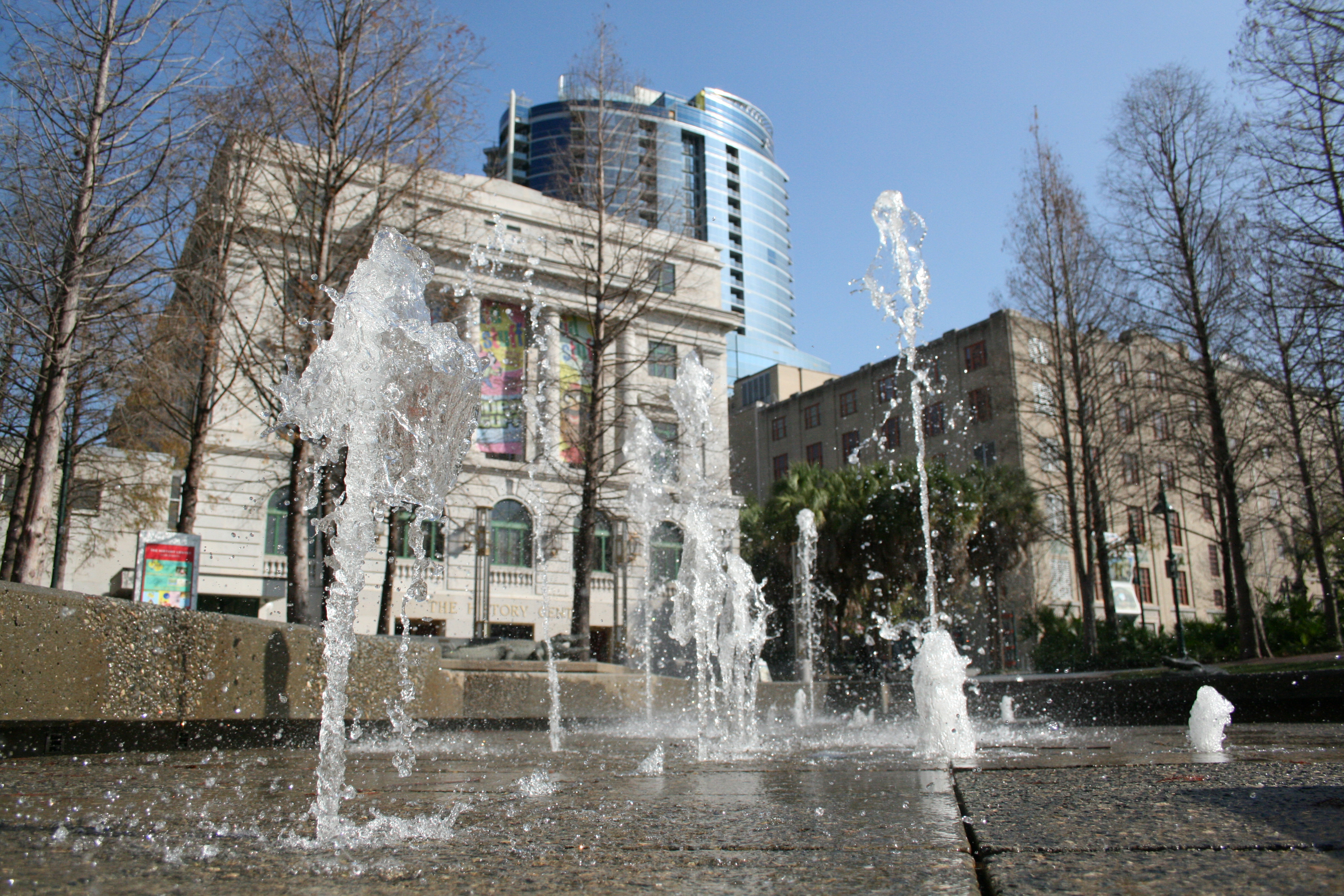 Orange County Regional History Center Interactive Water Feature