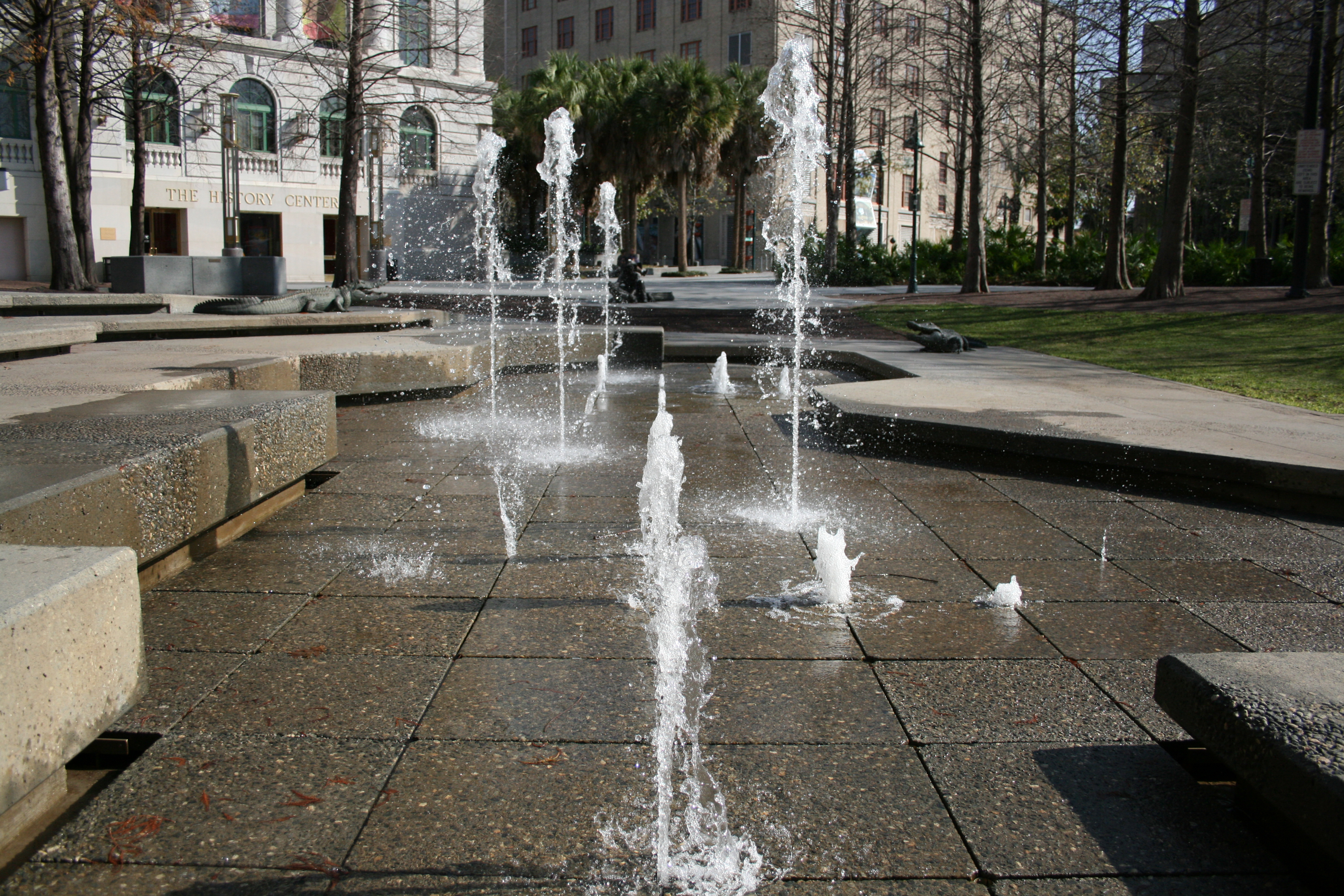 Orange County Regional History Center Interactive Water Feature