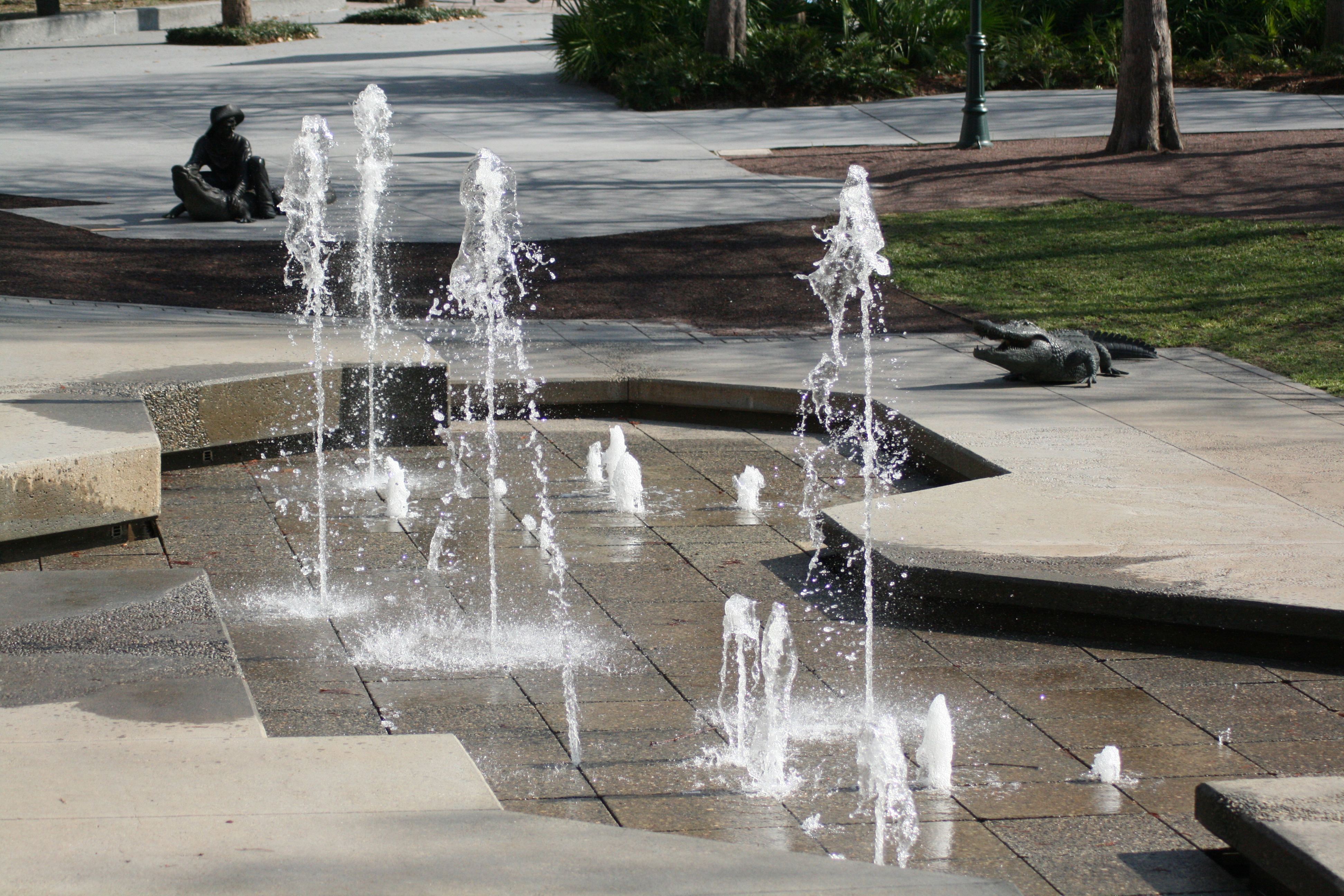 Orange County Regional History Center Interactive Water Feature