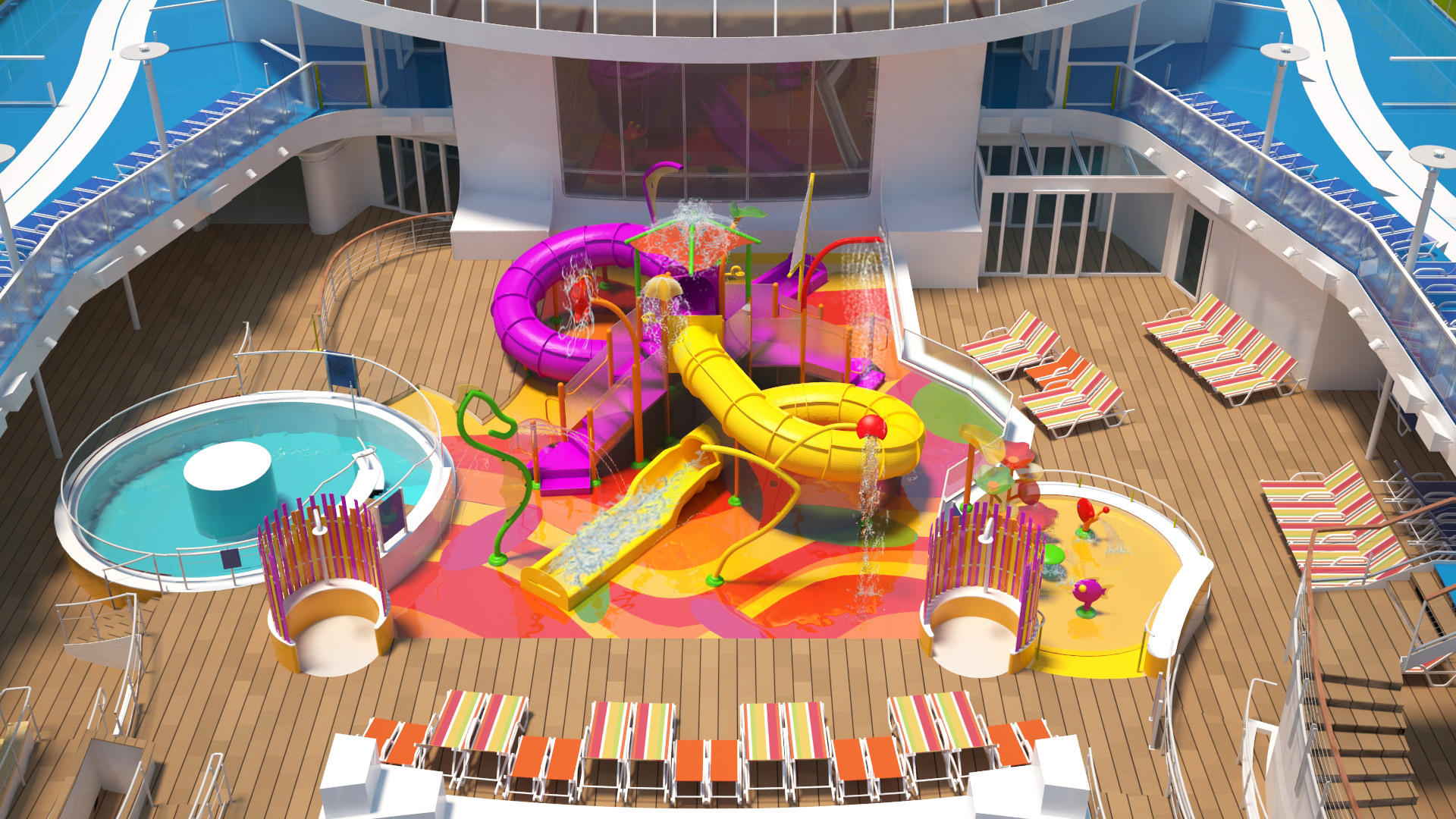 Ovation of the Seas Interactive Water Feature