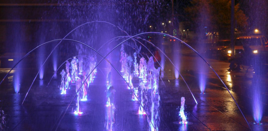 Rose District Water Feature and Fountains