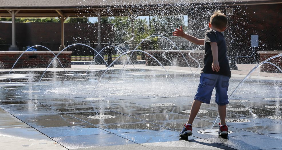 Rose District Interactive Water Feature