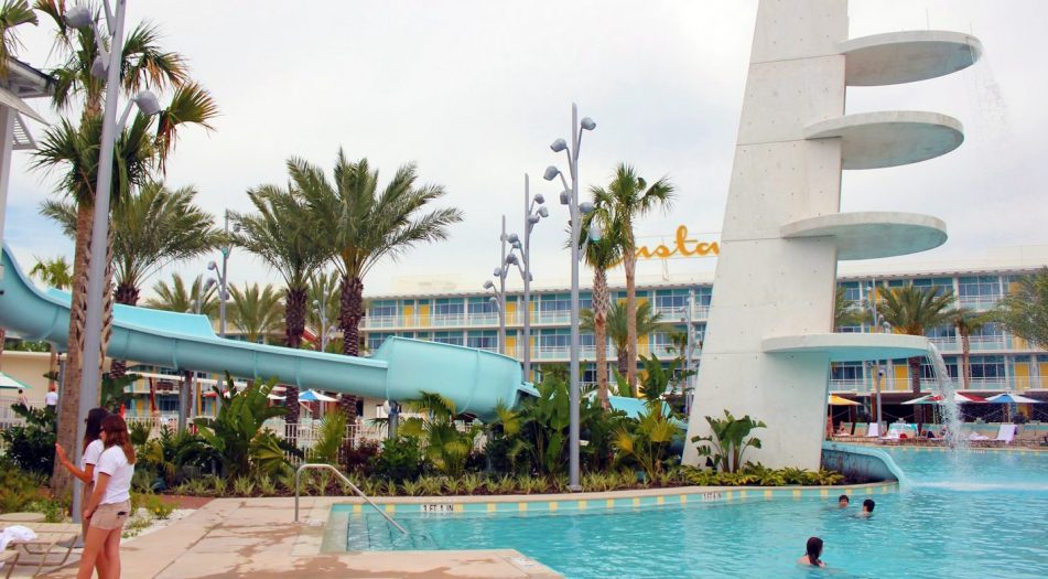 Universal's Cabana Bay Resort Pool Slide