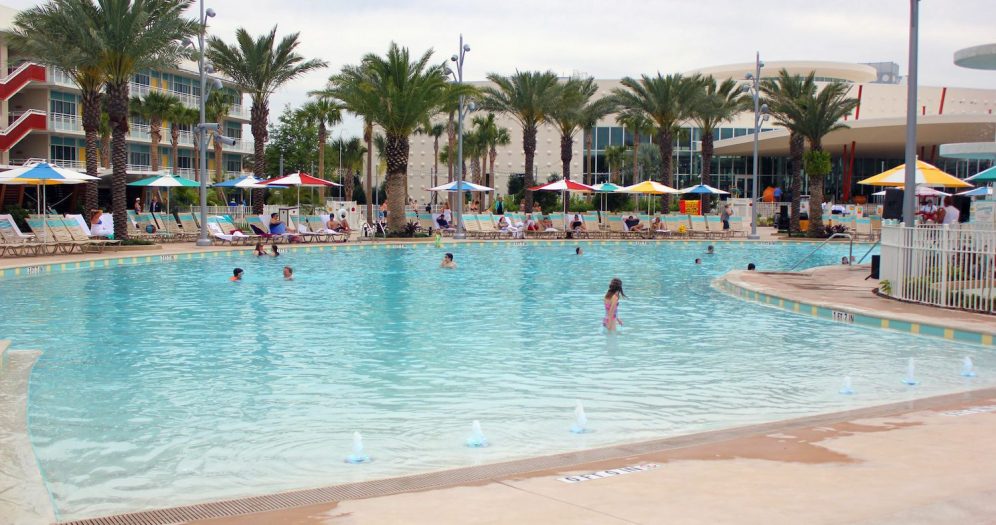 Universal's Cabana Bay Zero Entry Pool