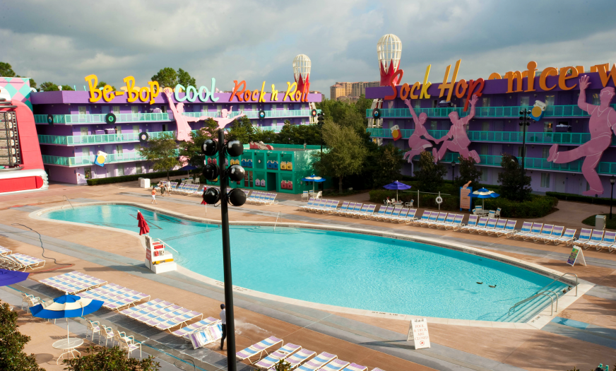Iconic Retro Resort Pool