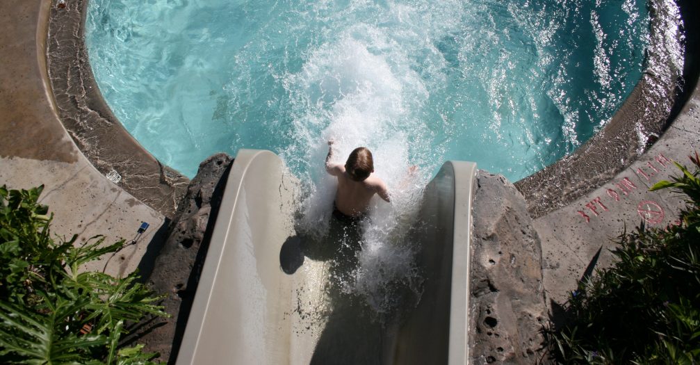 South Pacific-Themed Waterslide