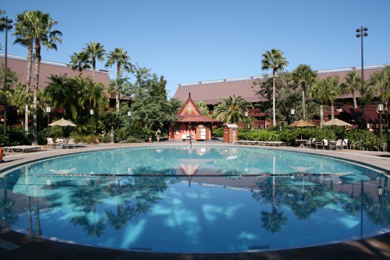 Polynesian Themed Pool