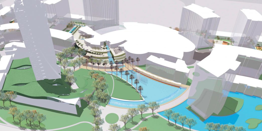 Al Raha Gardens Water Feature Concept