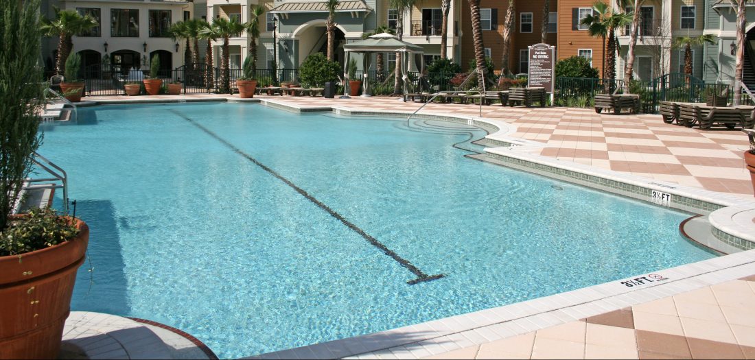 Fountains at Millenia Pool with zero entry