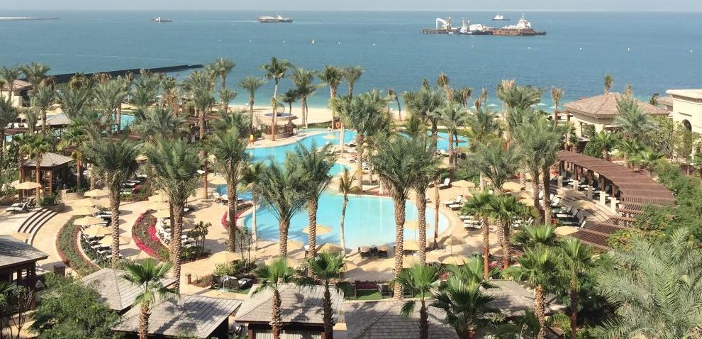 Four Seasons Dubai Resort Style Pool with Waterfront View