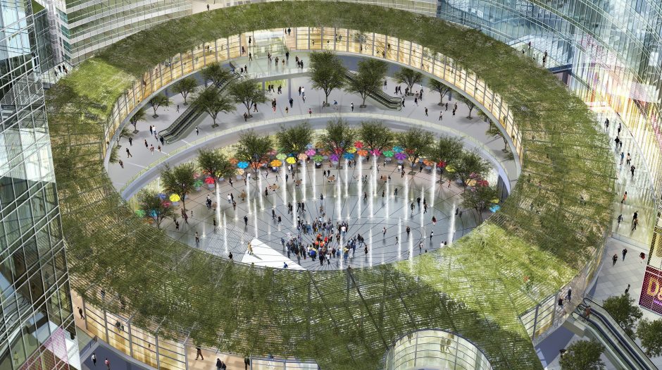 Jebel Ali Central Plaza Water Feature Concept Design
