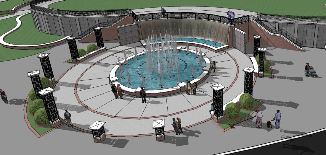 Lake Charles Amphitheatre Water Feature Concept