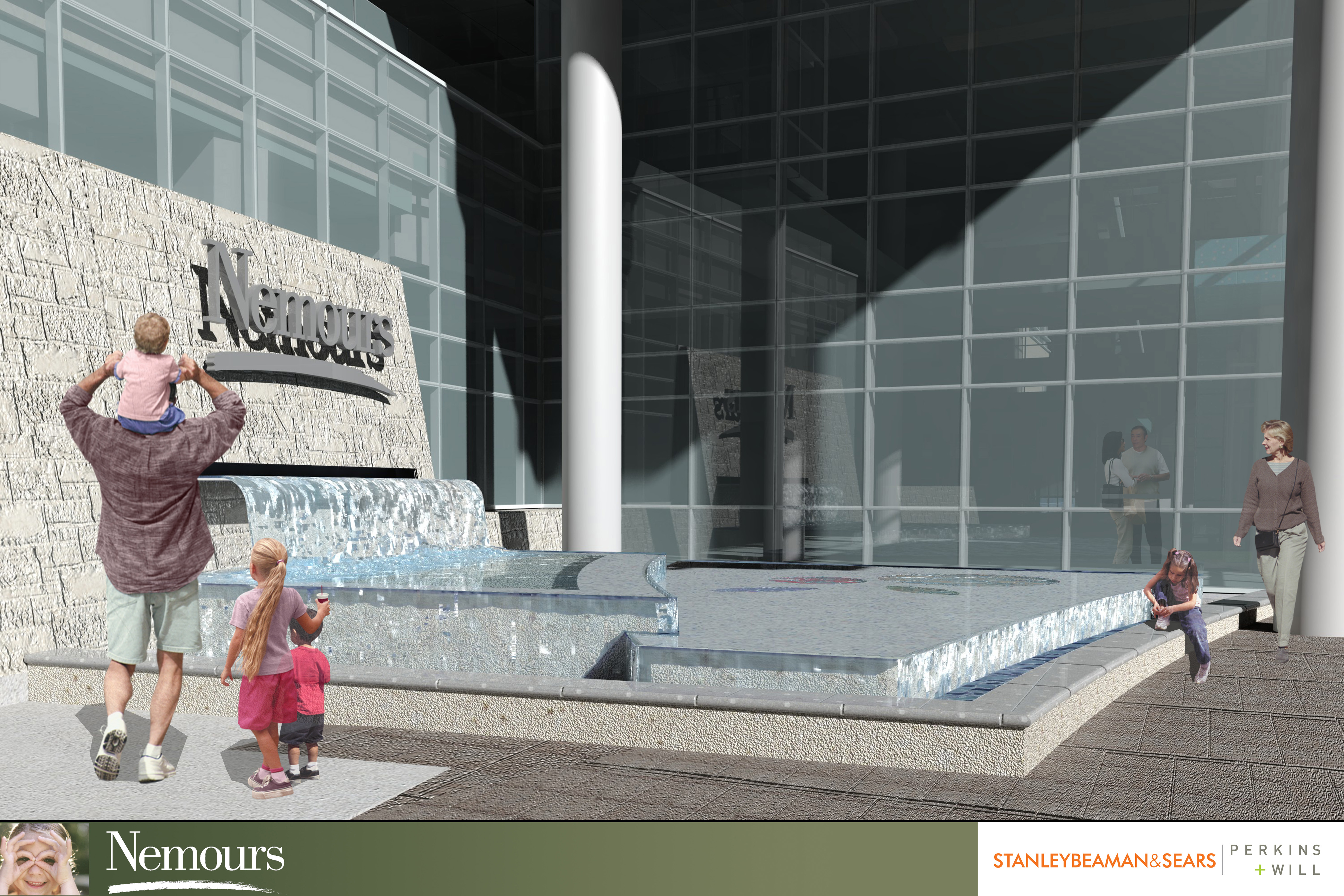 Nemours Children's Hospital Water Feature