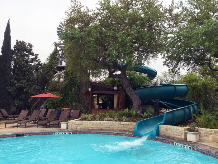 Hyatt Wild Oak Ranch Waterslide and Plunge Pool