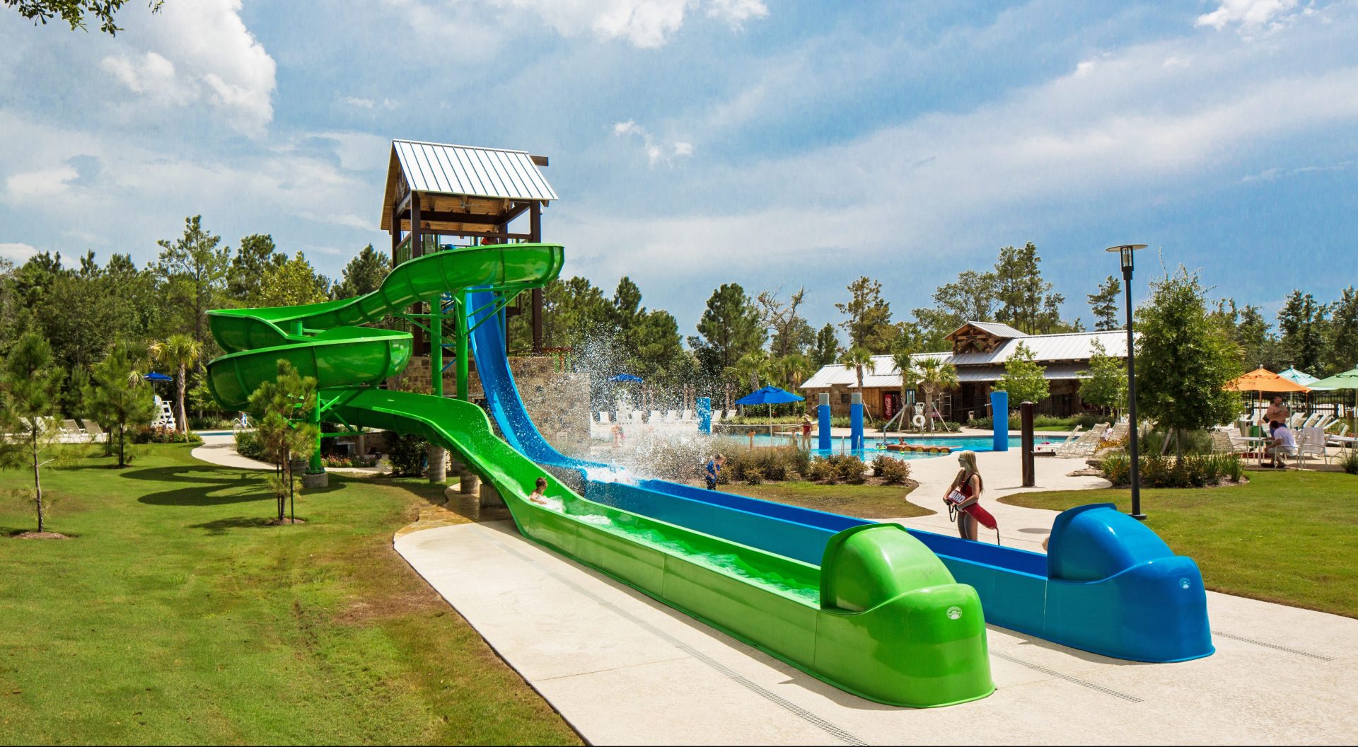 Woodforest Forest Island Pool in Montgomery, TX - Martin Aquatic