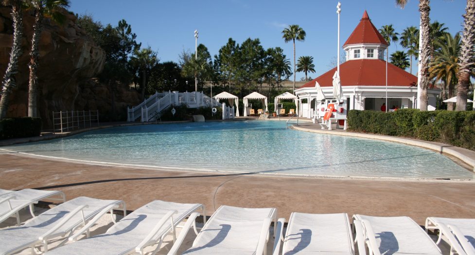 Luxury Family Resort Pool front view