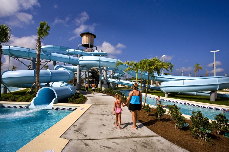 North Collier Regional Park Waterslides