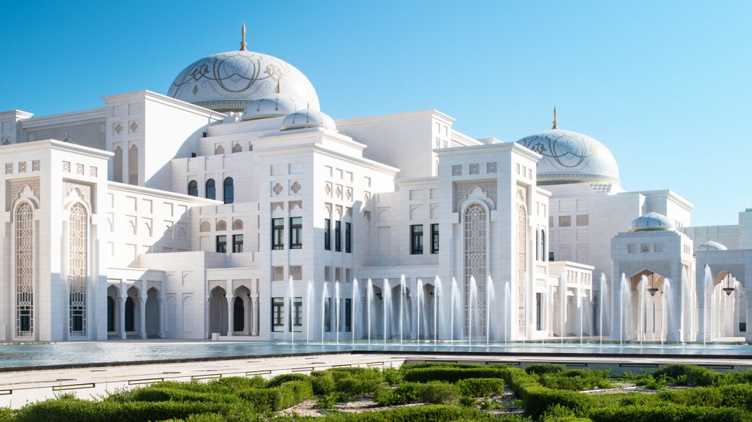 Public Visitors See Impressive Architecture and Fountains of Abu Dhabi’s Presidential Palace for the First Time