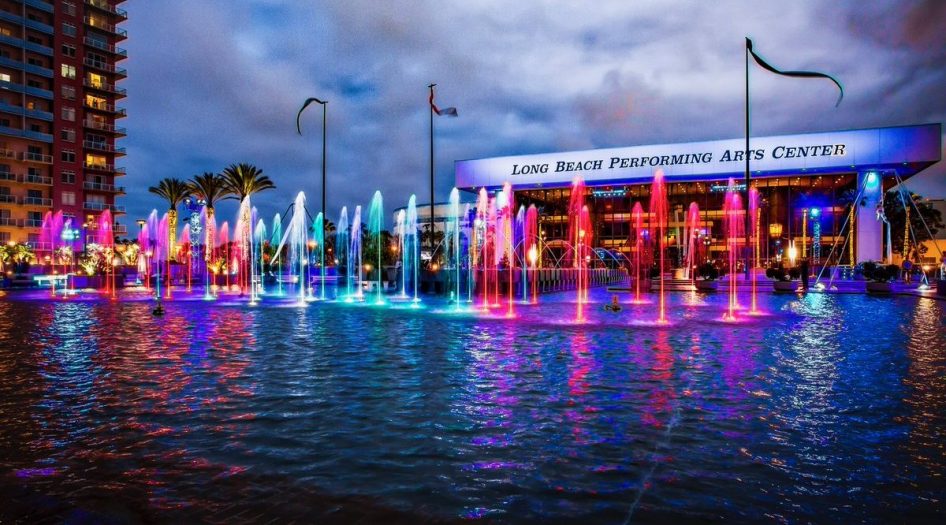 Long Beach Performing Arts Center Water Feature