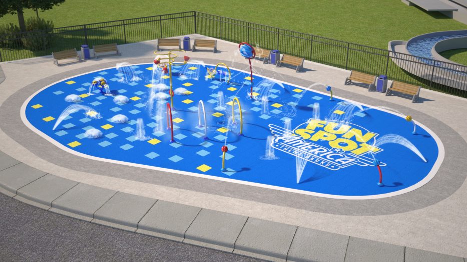 Martin Aquatic Designs New Interactive Water Feature for Fun Spot Orlando