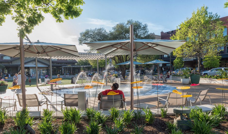 The Woodlands Market Street Interactive Water Feature