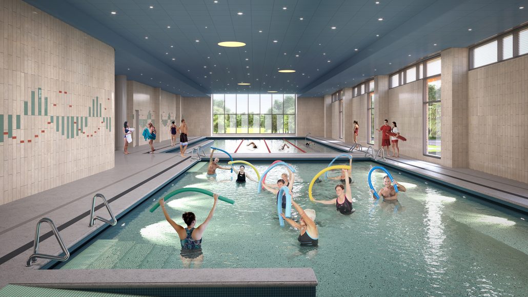 Activity pool water aerobics classes
