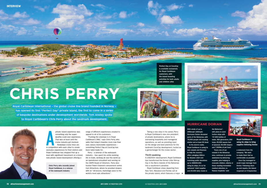 Martin Aquatic Highlighted in Attractions Magazine for Design of Perfect Day at CocoCay