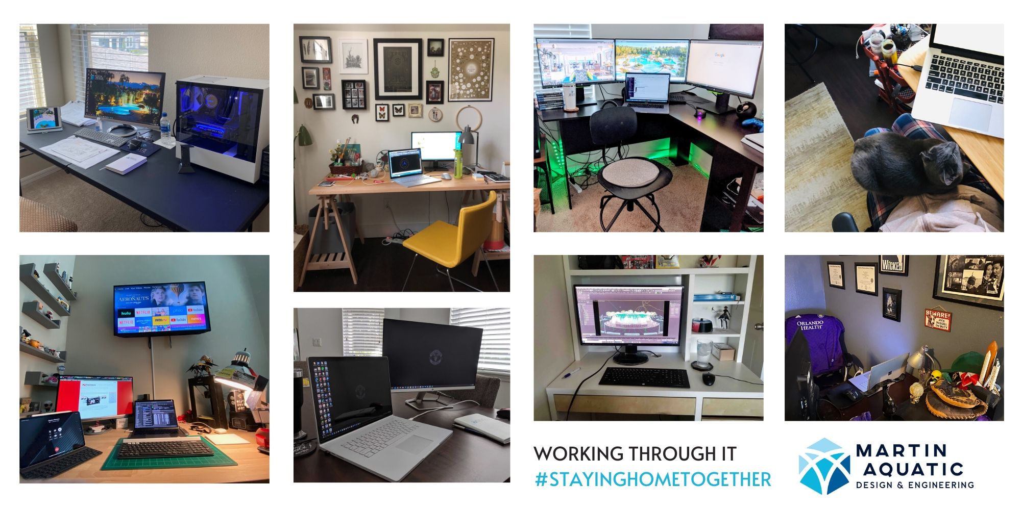 Martin Aquatic Working from home - home offices