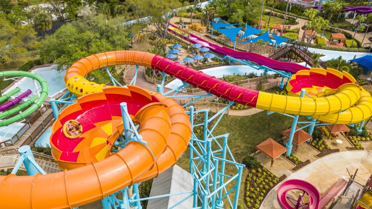 Adventure Island's New Waterslide Solar Vortex Martin Aquatic