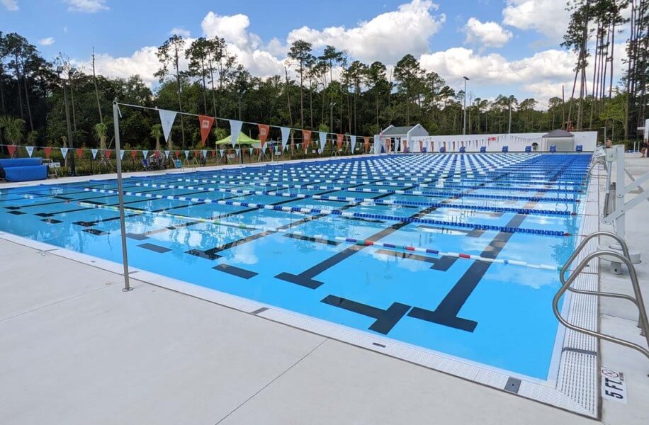 5-foot deep end of Planet Swim Aquatics pool