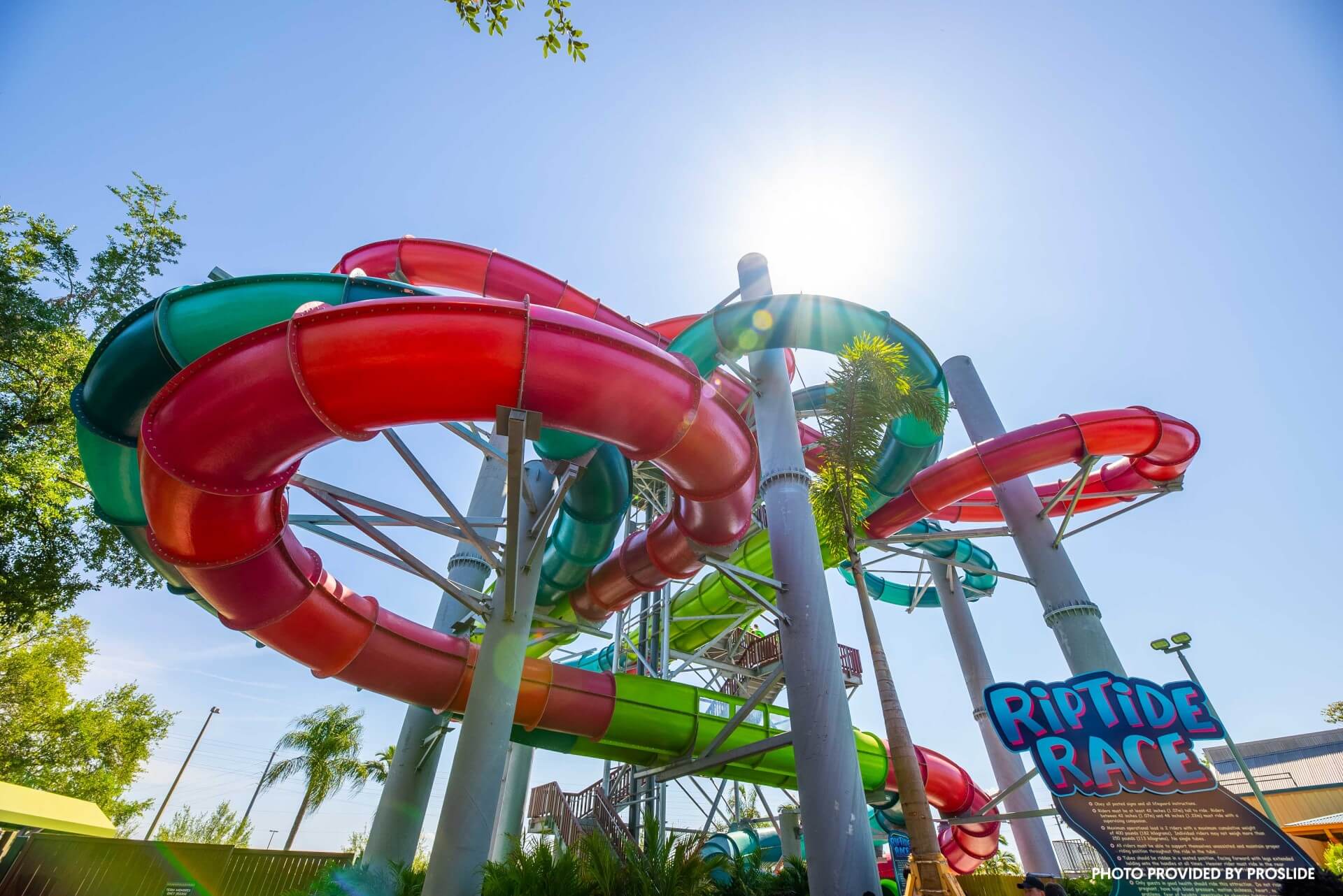 Twists and turns of SeaWorld Aquatica's Riptide Race