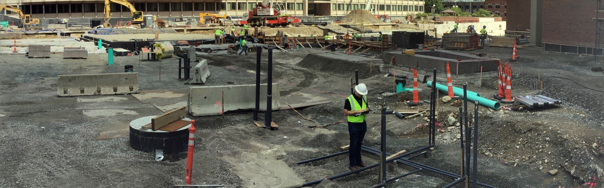 Boston City Hall Plaza Halfway Complete with Renovation