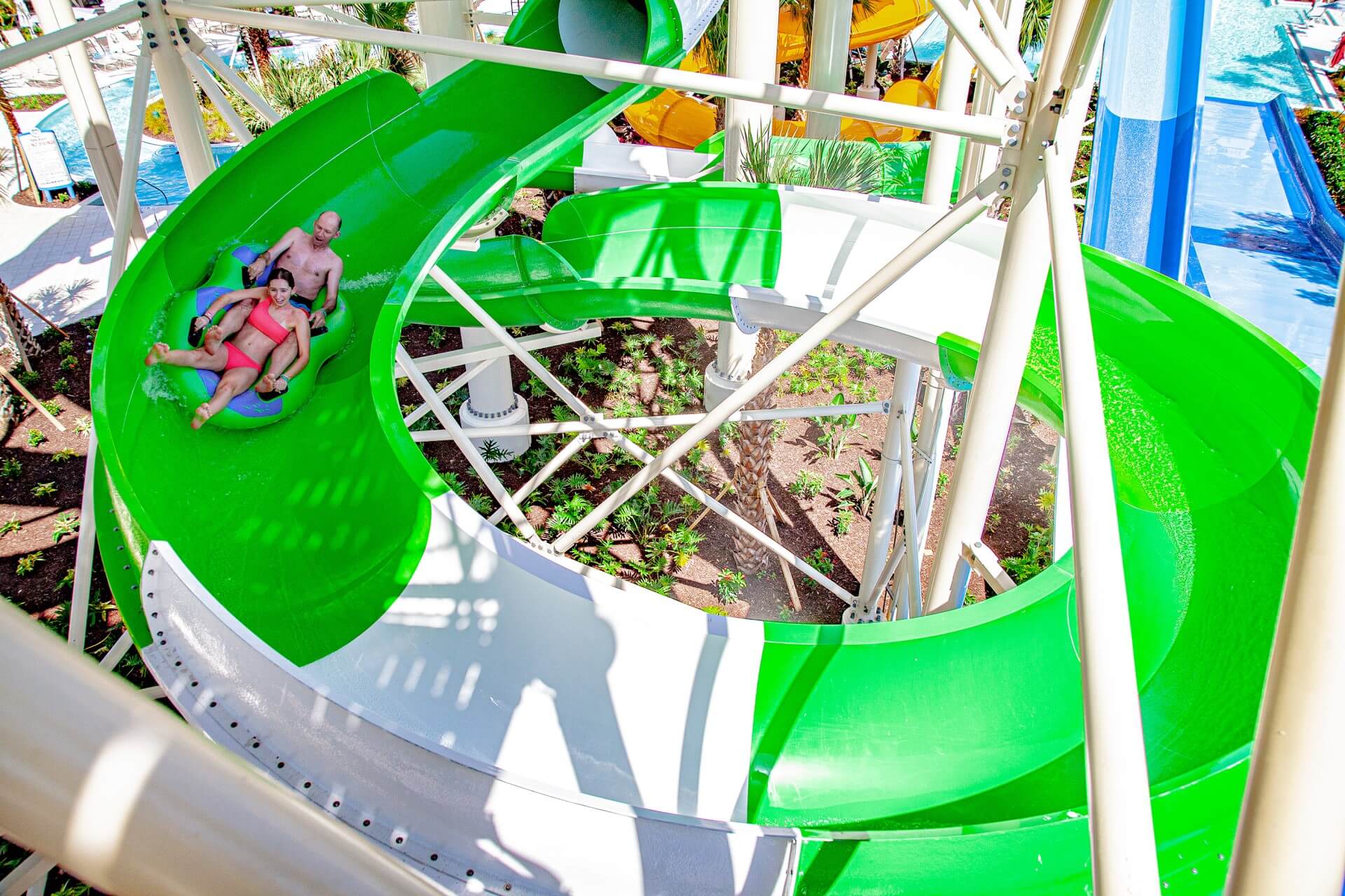 Orlando World Center Marriott's River Falls Waterpark now has two-person raft rides