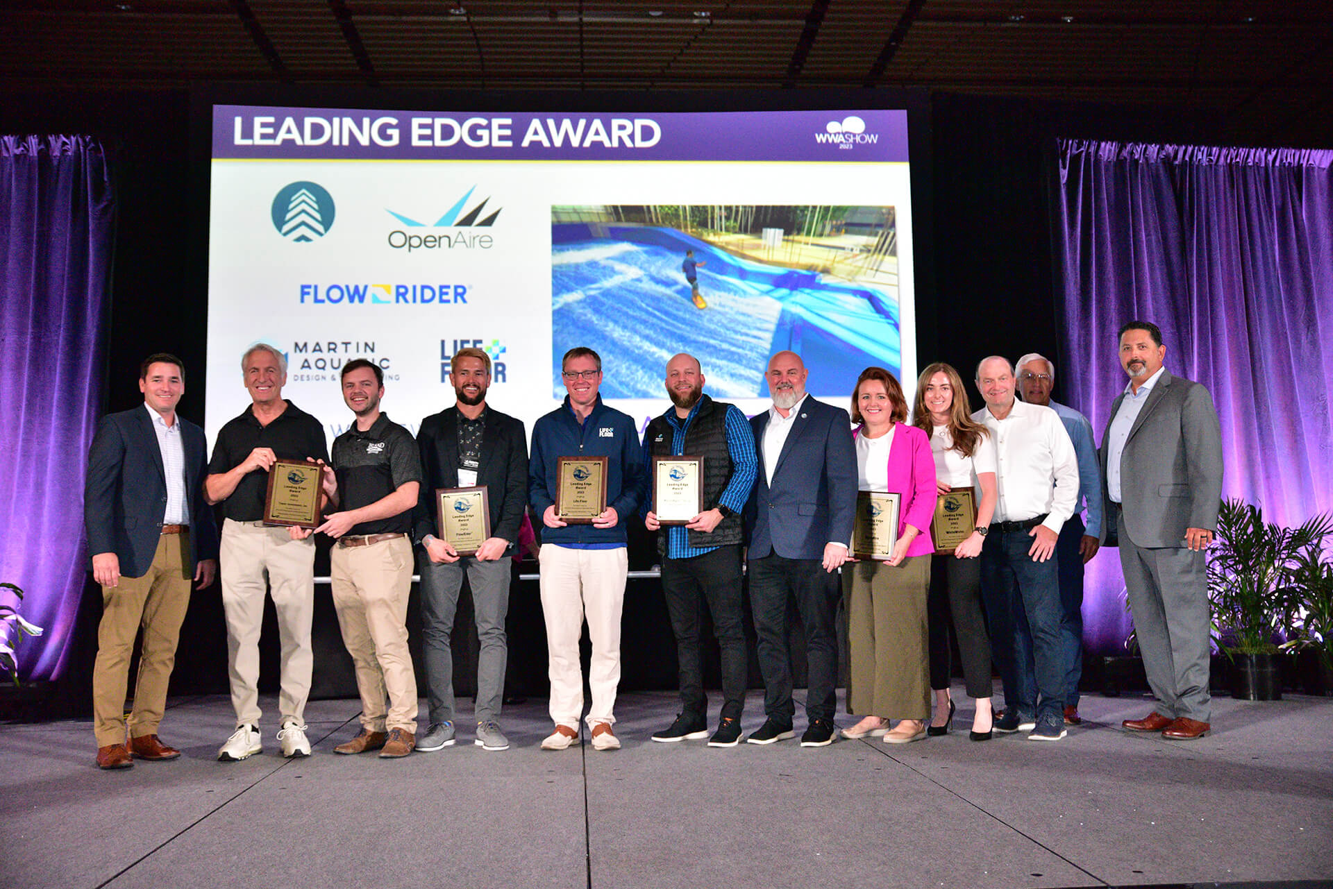 Martin Aquatic Honored with WWA Leading Edge Award for Island Waterpark at Showboat Resort