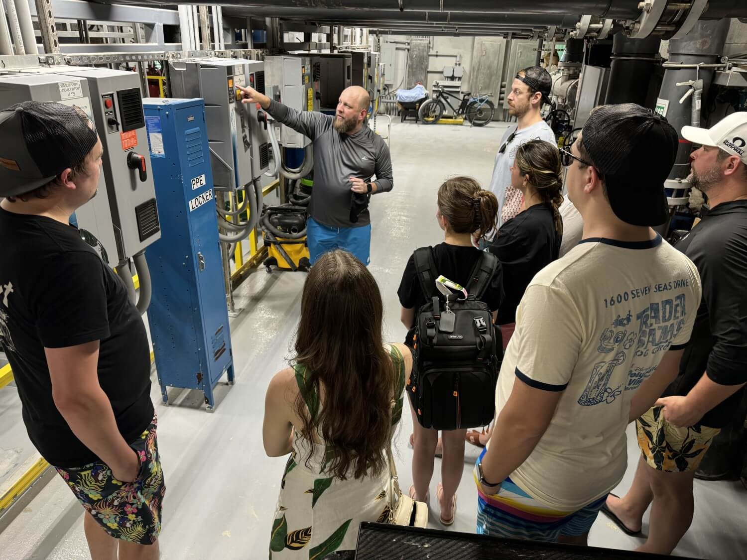 Martin Aquatic Tour of Mechanical room on CocoCay